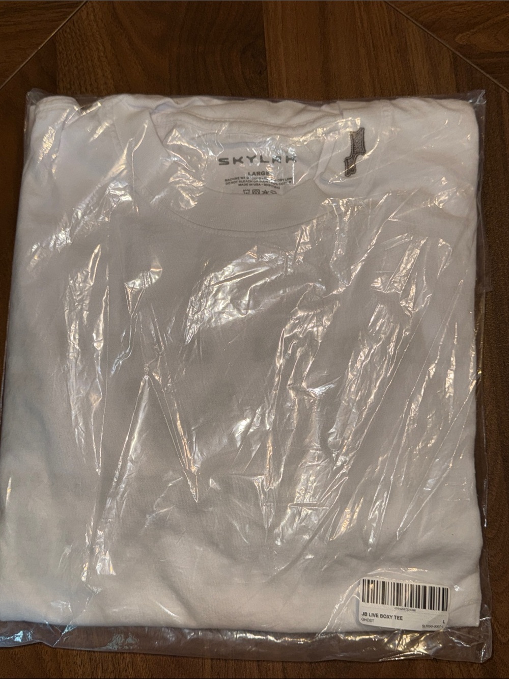 SKYLRK Justin Bieber Coachella Merch Live Tee Ghost